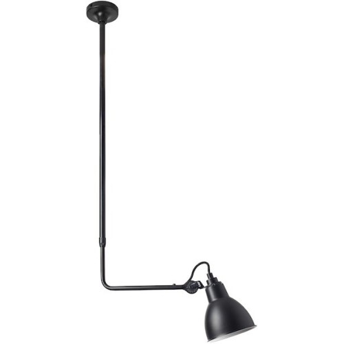 black / round black - Gras 313 - ceiling lamp (BL-BL) - DCW éditions