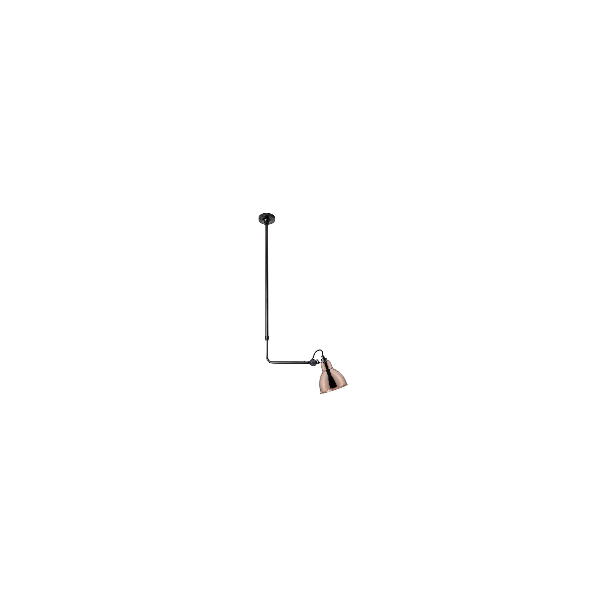 black / round copper - Gras 313 - ceiling lamp (BL-COP) - DCW éditions