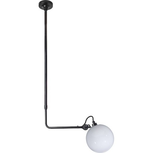 noir / glass ball Ø175mm - Gras 313 - suspension - DCW éditions