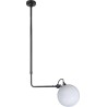 black / glass ball Ø250mm - Gras 313 - ceiling lamp - DCW éditions