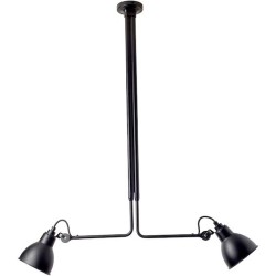 black / round black - Gras 314 - ceiling lamp (BL-BL) - DCW éditions