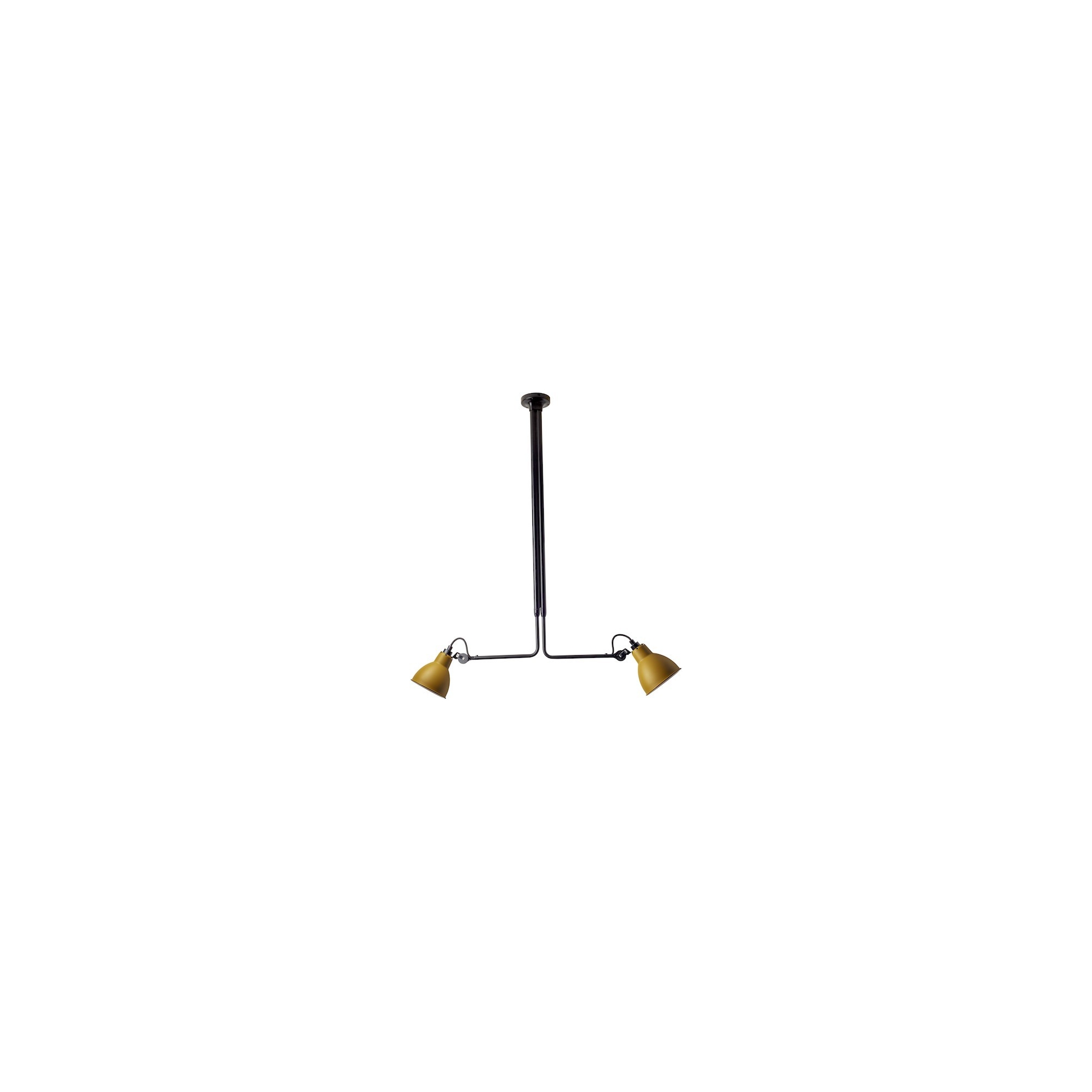 black / round yellow - Gras 314 - ceiling lamp (BL-YELLOW) - DCW éditions