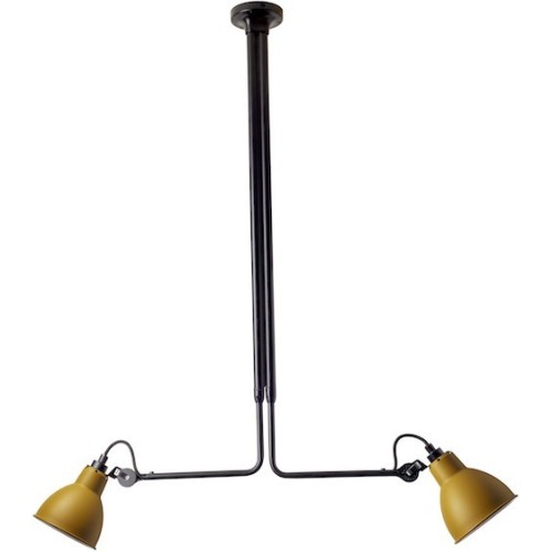 black / round yellow - Gras 314 - ceiling lamp (BL-YELLOW) - DCW éditions