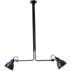 black / round blue - Gras 314 - ceiling lamp (BL-BLUE) - DCW éditions