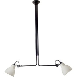 black / round polycarbonate - Gras 314 - ceiling lamp (BL-PC) - DCW éditions