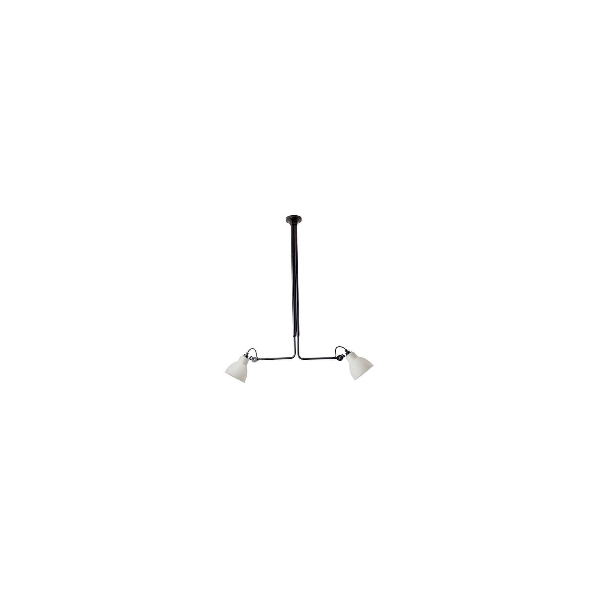 black / round polycarbonate - Gras 314 - ceiling lamp (BL-PC) - DCW éditions