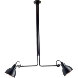 black / round black-copper - Gras 314 - ceiling lamp (BL-BL-COP) - DCW éditions