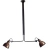 black / round raw copper - Gras 314 - ceiling lamp (BL-COP-RAW) - DCW éditions