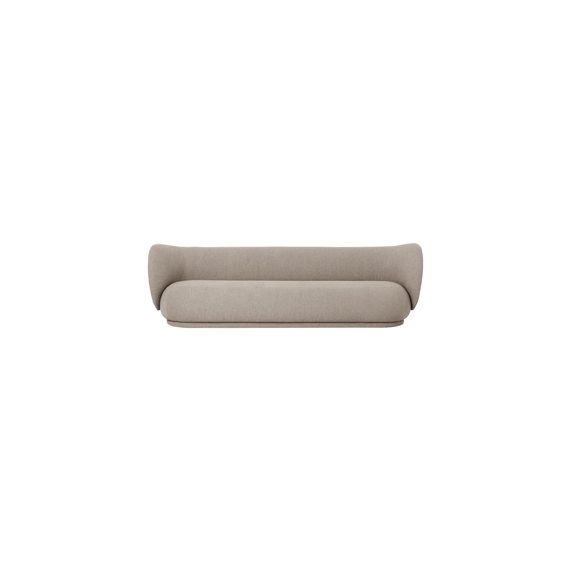 Ferm Living – Canapé 4 places Rico, Bouclé sand