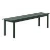 banc 170 vert foncé - Linear Steel - Muuto