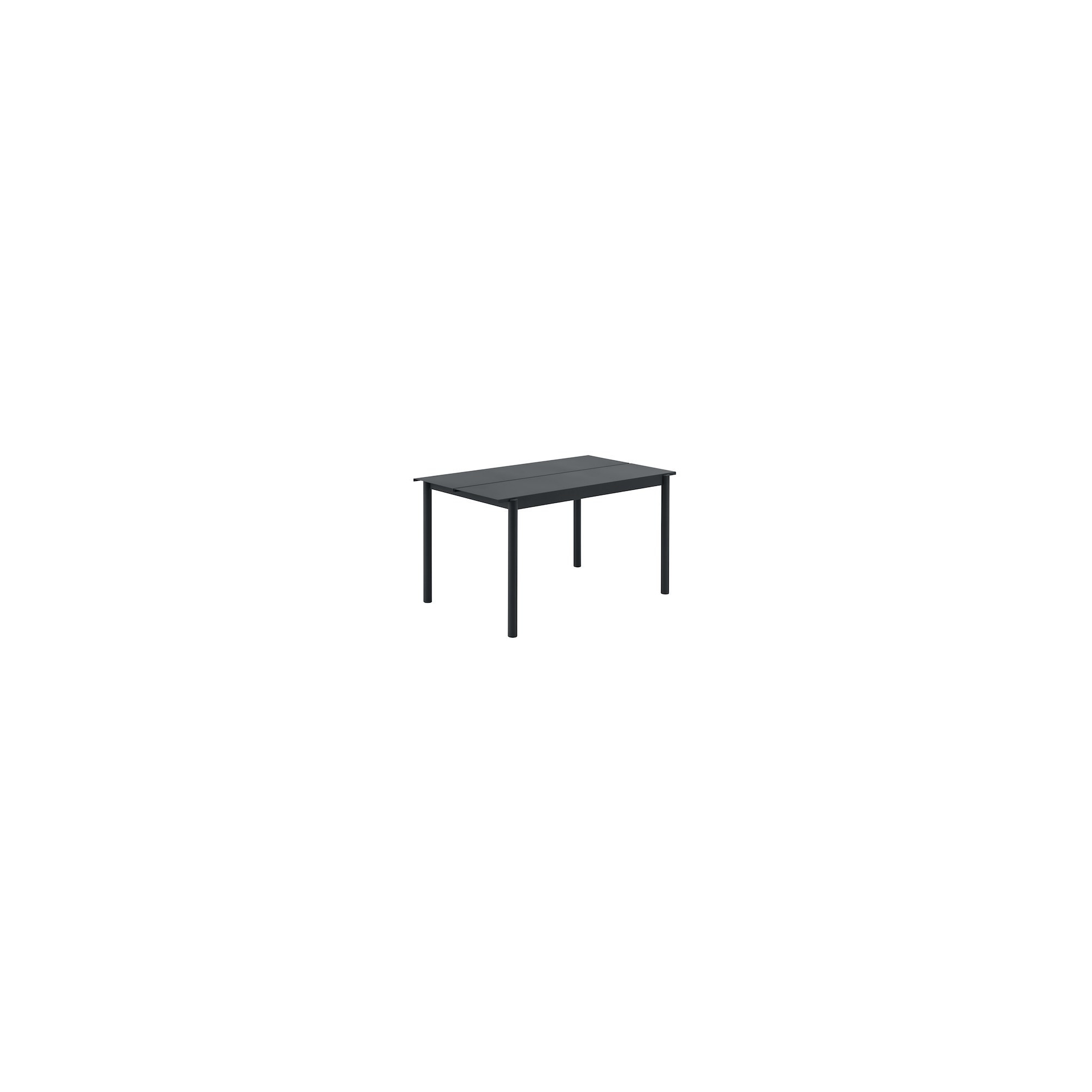 table 140 black - Linear Steel - Muuto