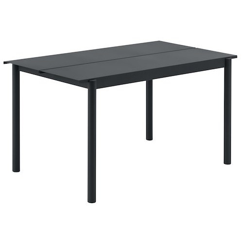 table 140 black - Linear Steel - Muuto