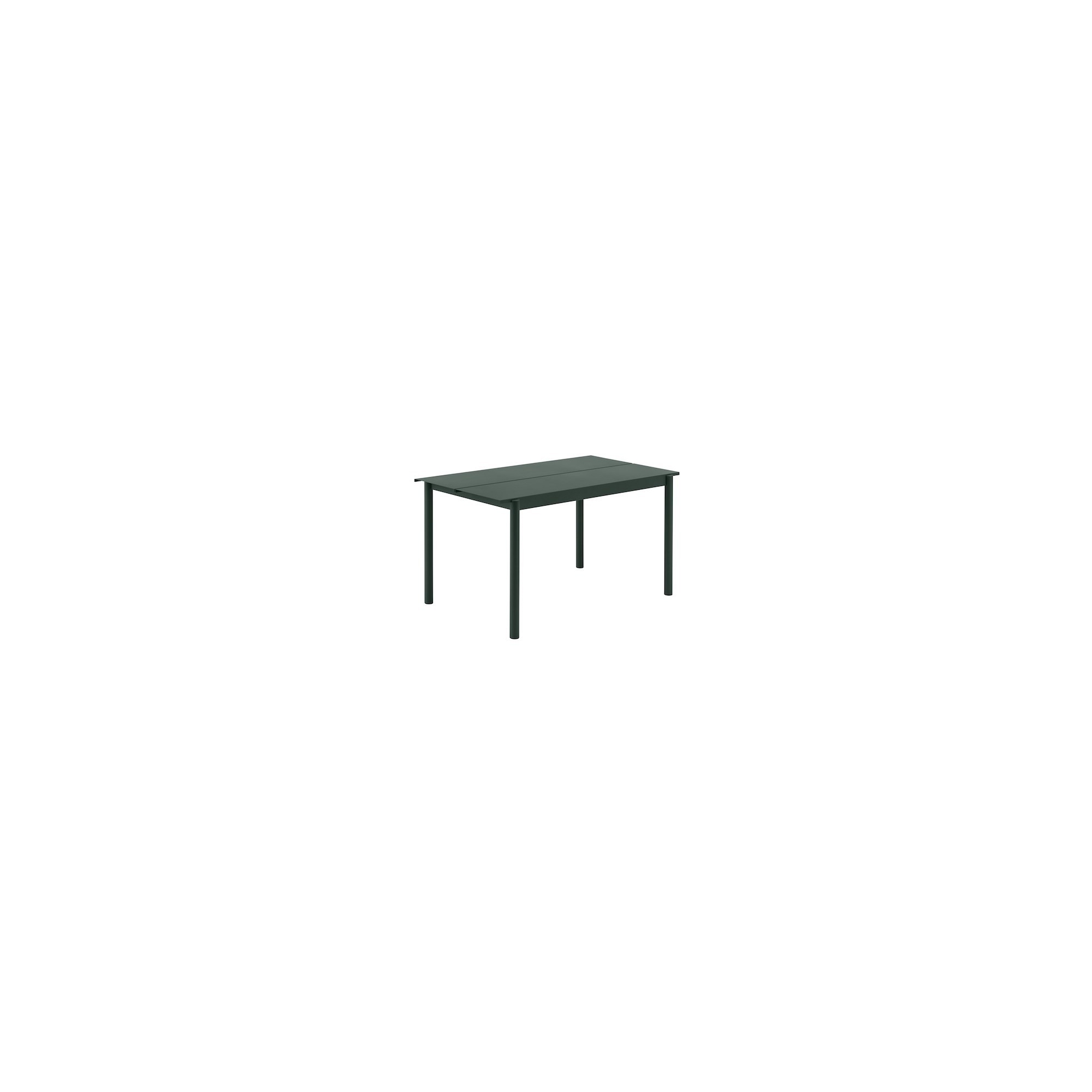 table 140 dark green - Linear Steel - Muuto