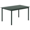 table 140 dark green - Linear Steel - Muuto