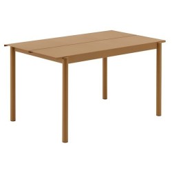 table 140 burnt orange - Linear Steel - Muuto