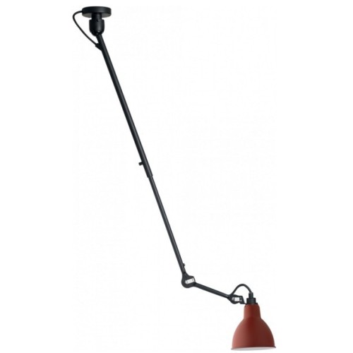 black / round red - Gras 302 - ceiling lamp - DCW éditions