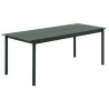 table 200 dark green - Linear Steel - Muuto