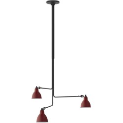 black / round red - Gras 315 - ceiling lamp (BL-RED) - DCW éditions