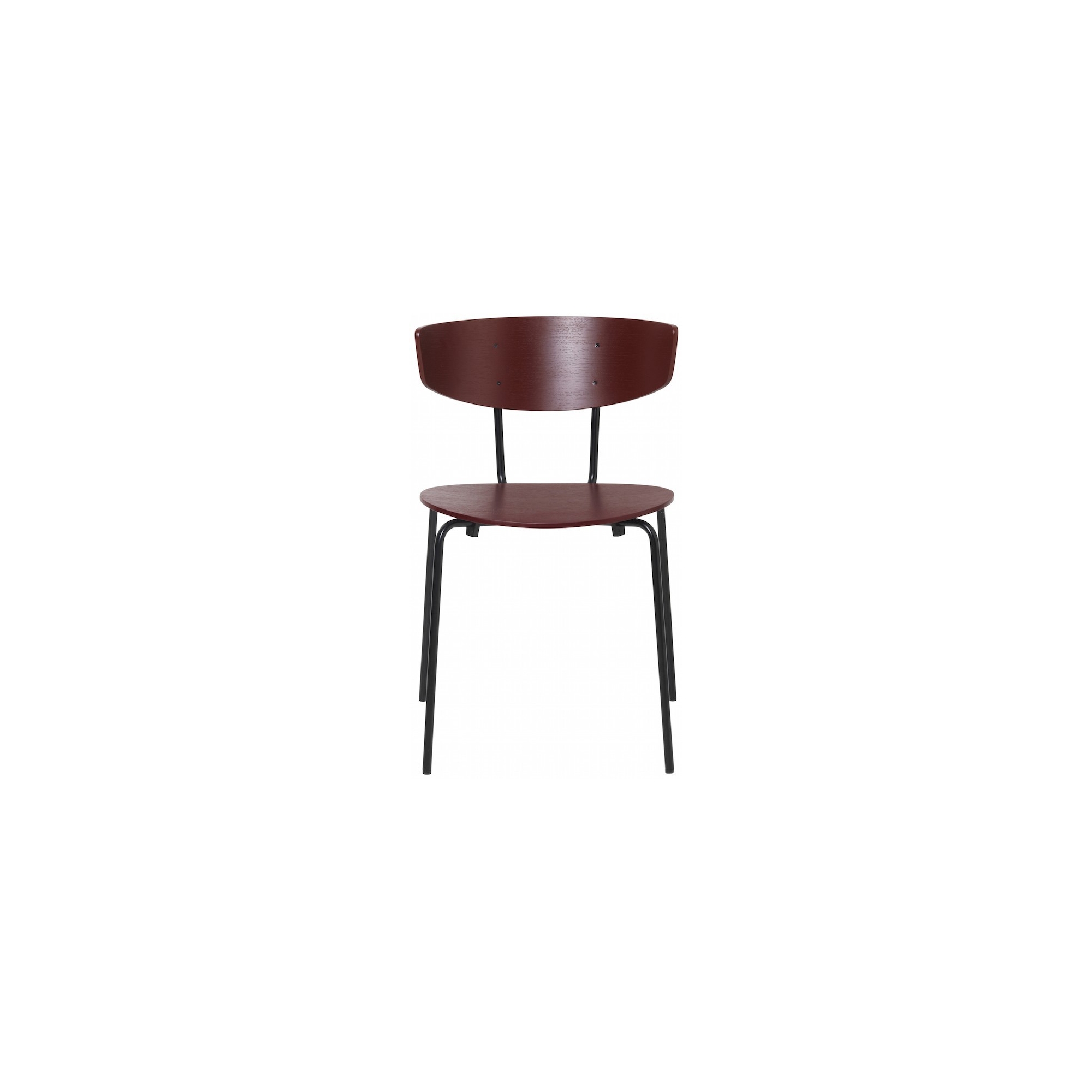 marron rouge - chaise Herman - Ferm Living