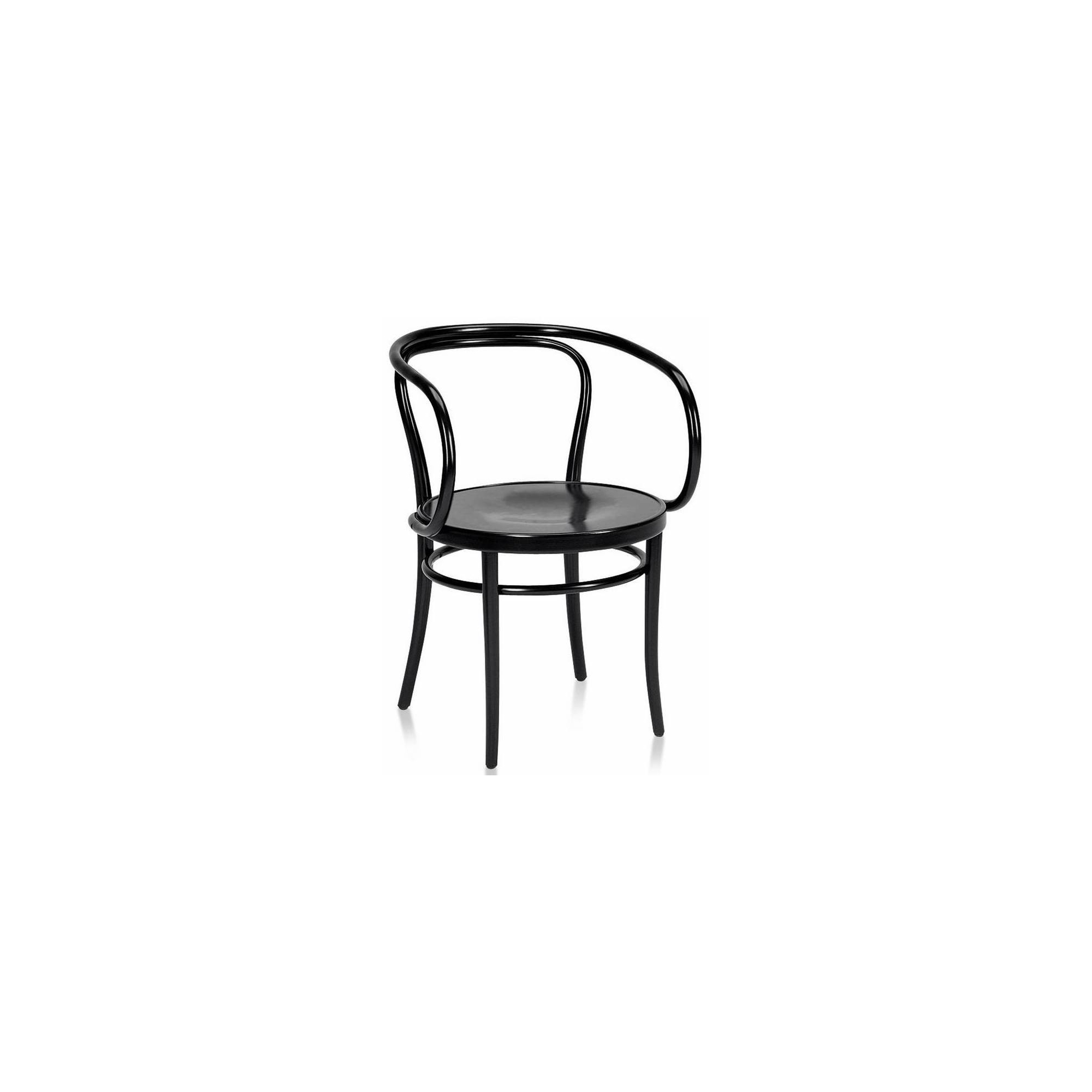 black painted beech + plywood seat - Wiener Stuhl