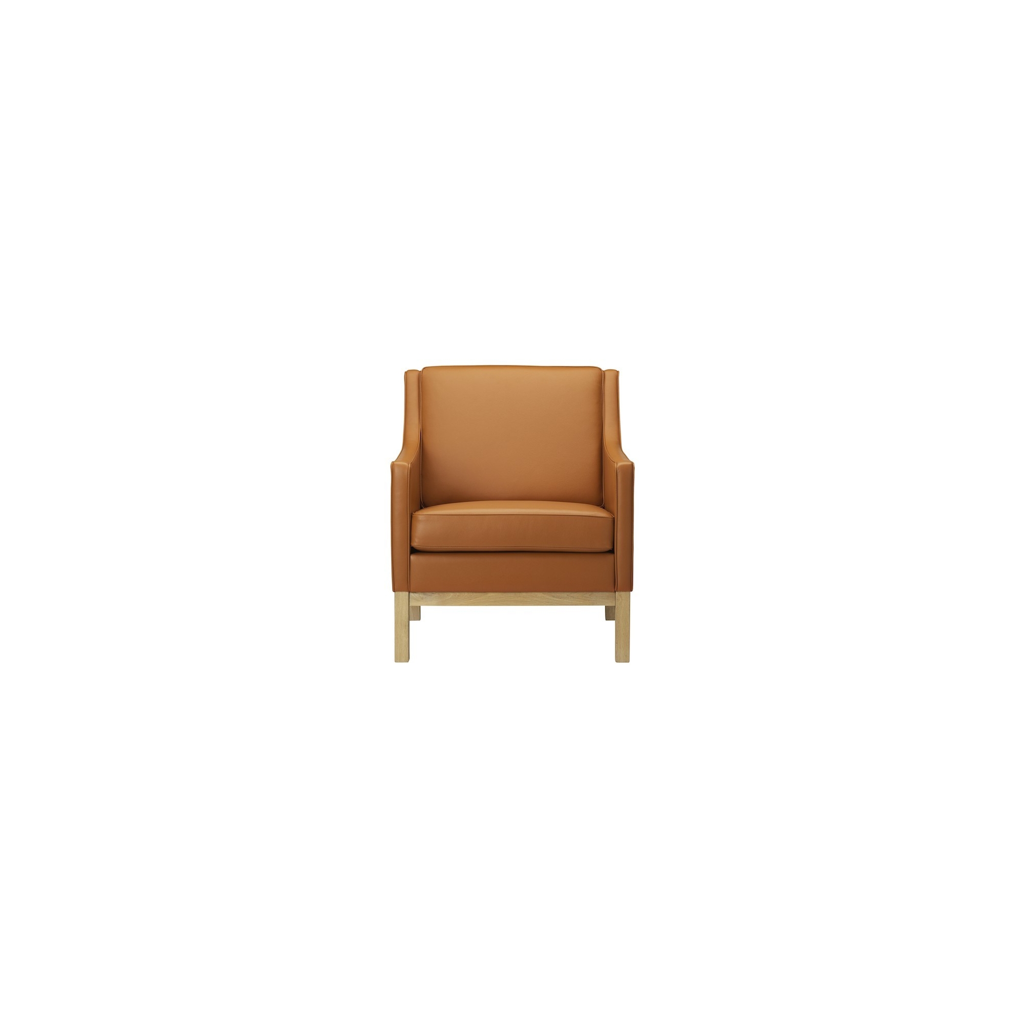 cognac leather - L603 lounge chair - FDB Møbler