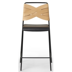 SOLD OUT black/black/natural - Torso barstool - Design House Stockholm