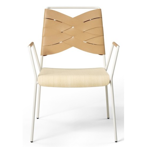 ÉPUISÉ blanc / frêne / naturel - fauteuil Torso - Design House Stockholm