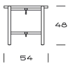 Ø54cm - PP35/54 Tray table - PP Møbler