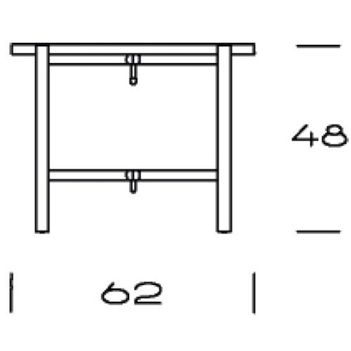 Ø62cm - PP35/62 Tray table - PP Møbler