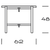 Ø62cm - PP35/62 Tray table - PP Møbler