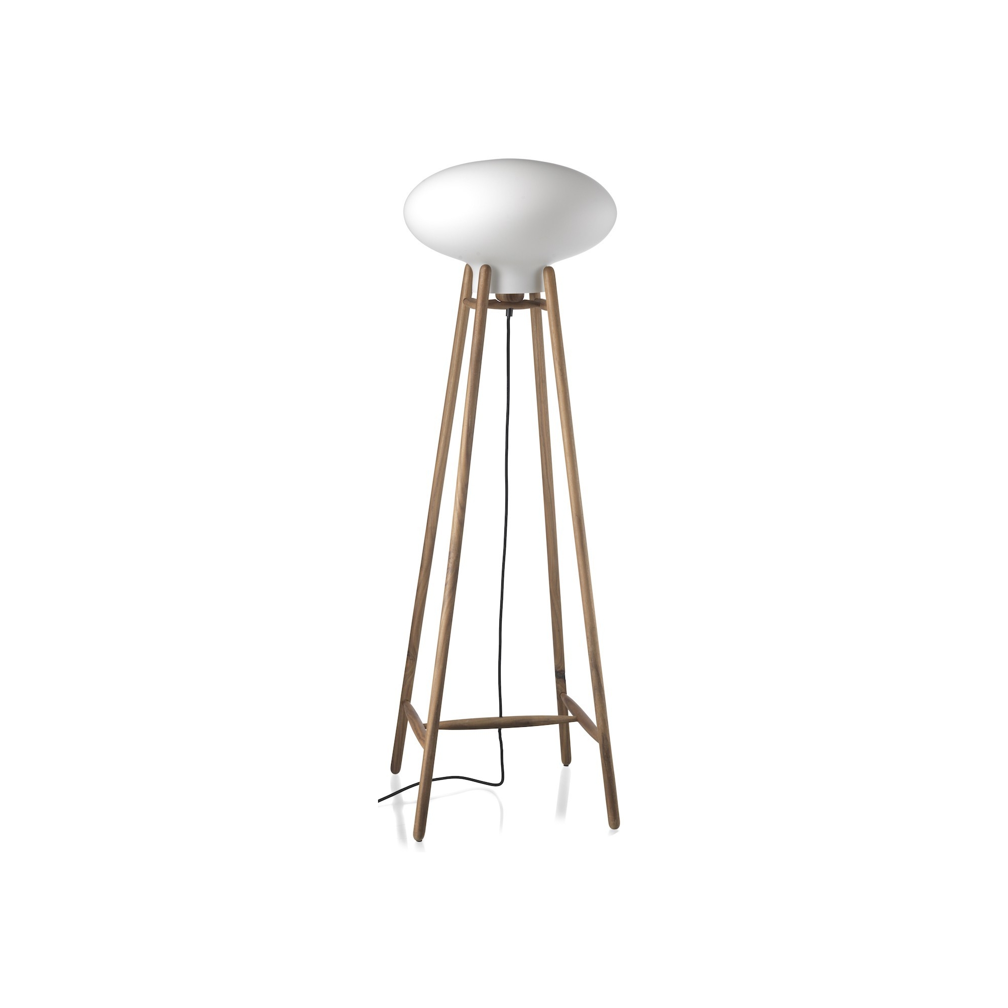 Floor lamp Hiti U5 - walnut - FDB Møbler