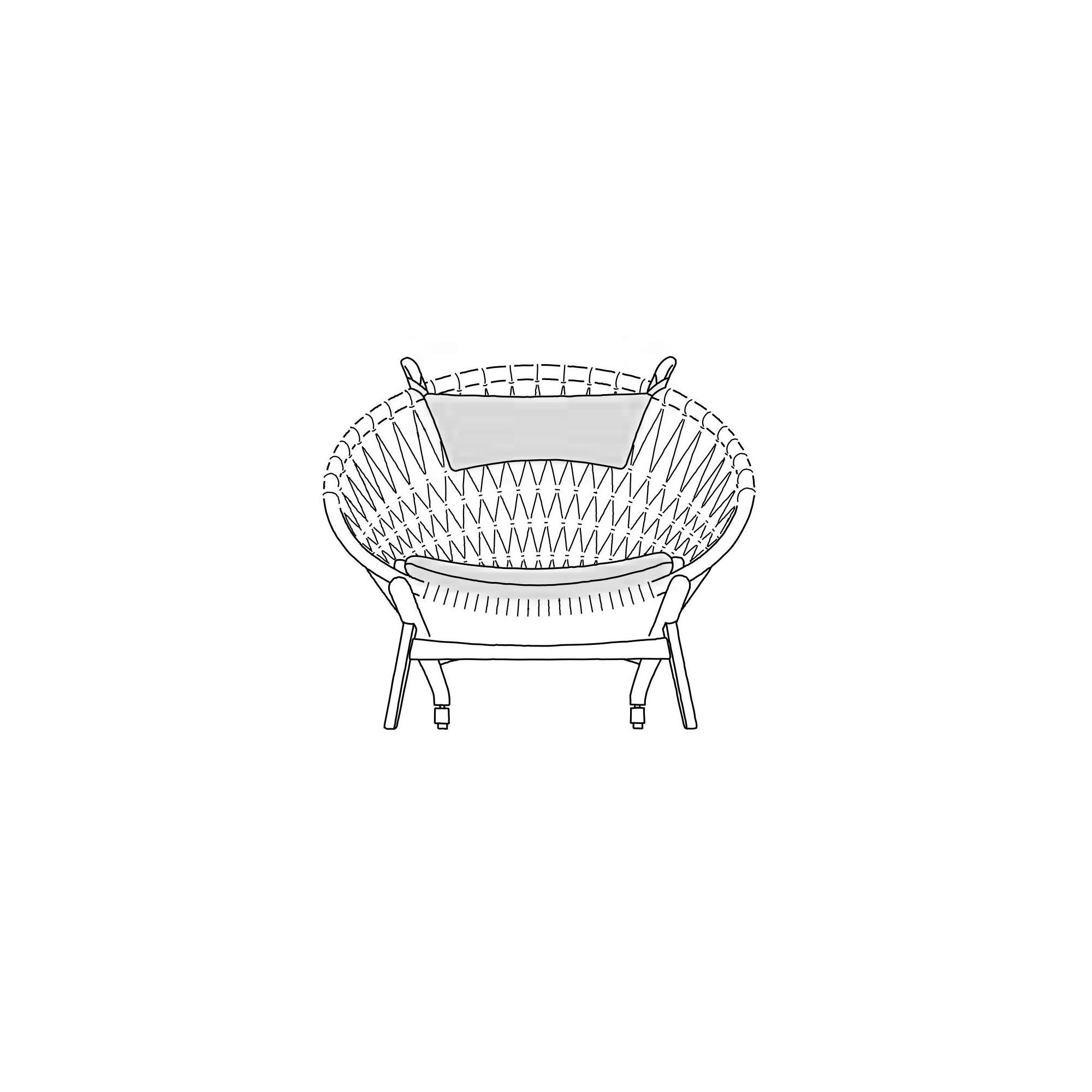 Circle chair chêne - PP130 - PP Møbler