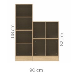 configuration 6 - MK bookcase - FDB Møbler