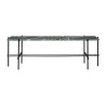 green marble - black base - TS rectangular console - Gubi