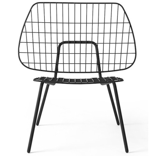 OUT OF STOCK - black - WM String lounge chair - Audo Copenhagen