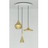 Beat Trio Round - brass - Tom Dixon