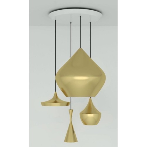 Beat Range Round - brass - Tom Dixon