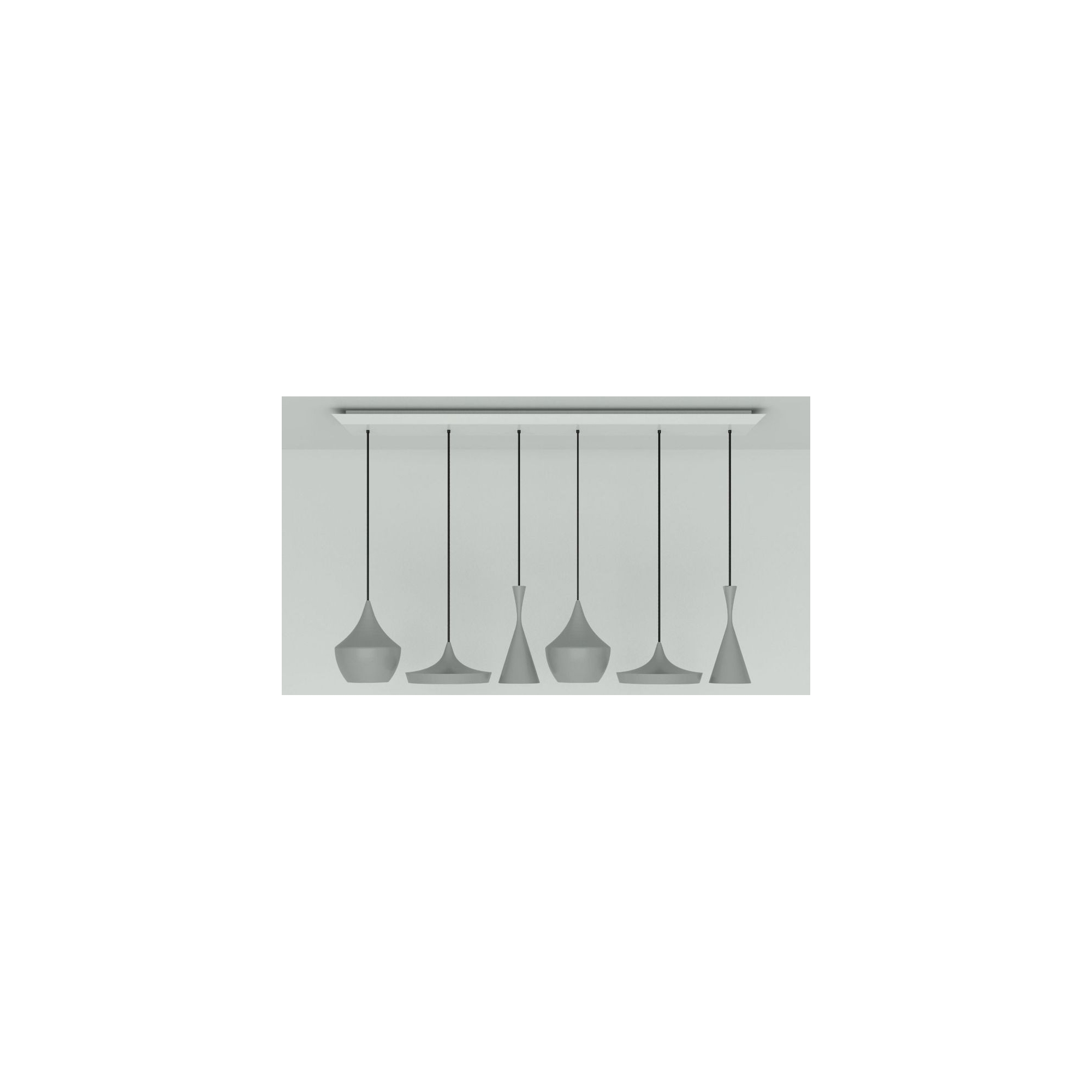 Beat Range Linear - grey / silver - Tom Dixon