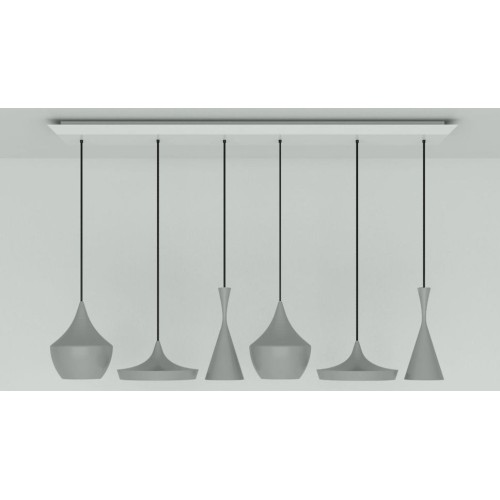 Beat Range Linear - grey / silver - Tom Dixon