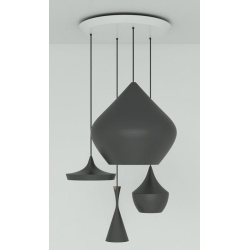 Beat Range Round - noir / laiton - Tom Dixon