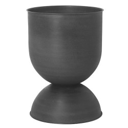 M - Hourglass pot - Black - Ferm Living