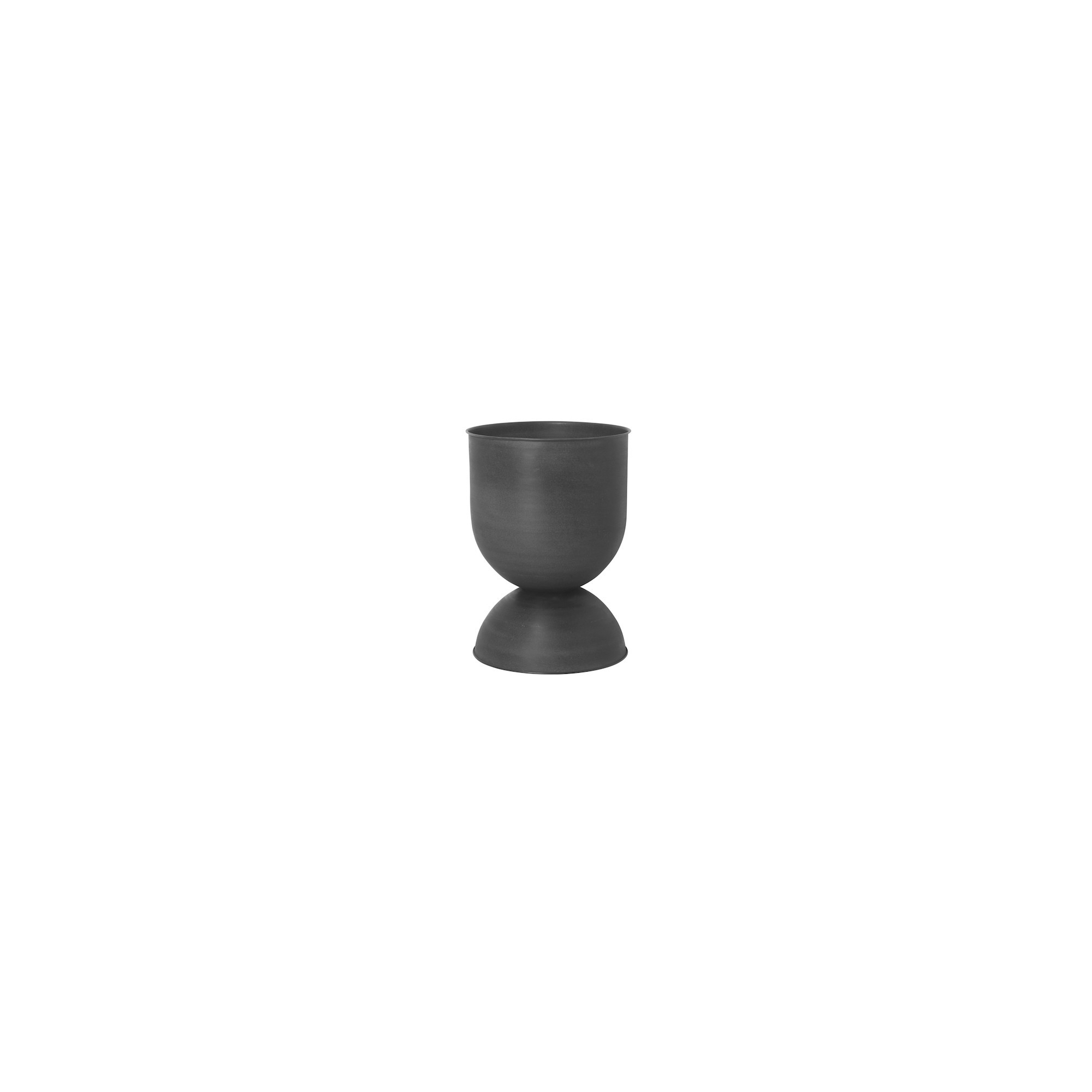 M - Hourglass pot - Black - Ferm Living