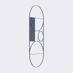 blue - oval - Outline Wall Deco - Ferm Living