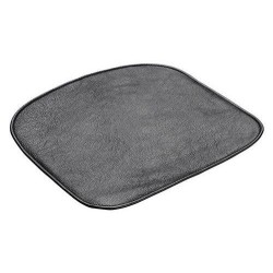 cuir noir - coussin d'assise J67 - FDB Møbler