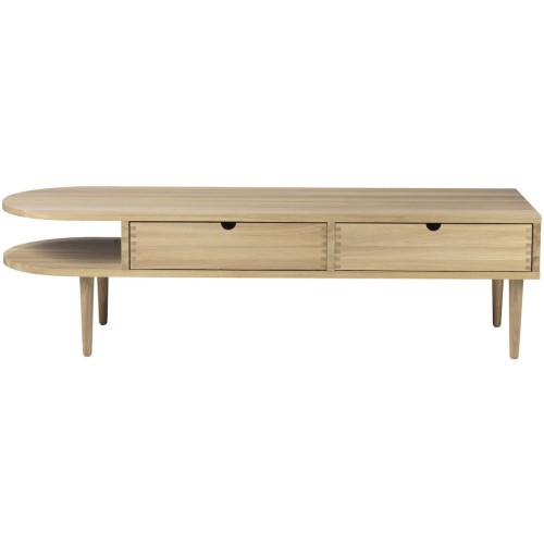 natural oak - Radius bench - L - FDB Møbler