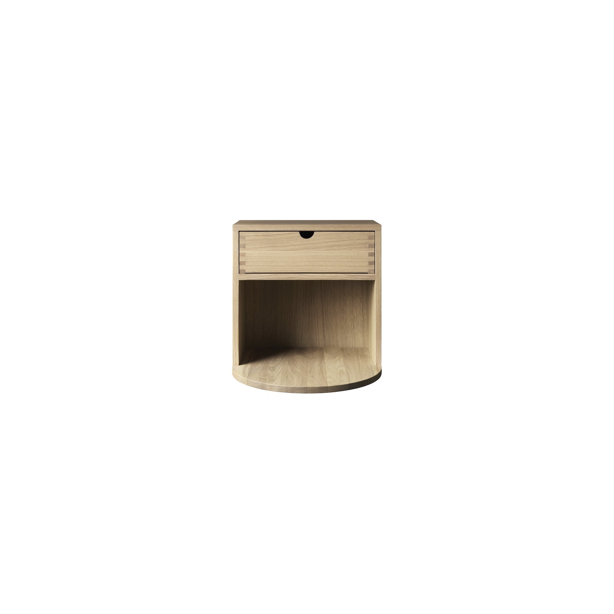 SOLD OUT natural lacquered oak - Radius nightstand - FDB Møbler