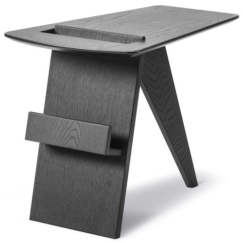 black lacquered oak - Magazine Table - Fredericia