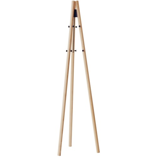 natural base - black wedges - Kiila coat stand