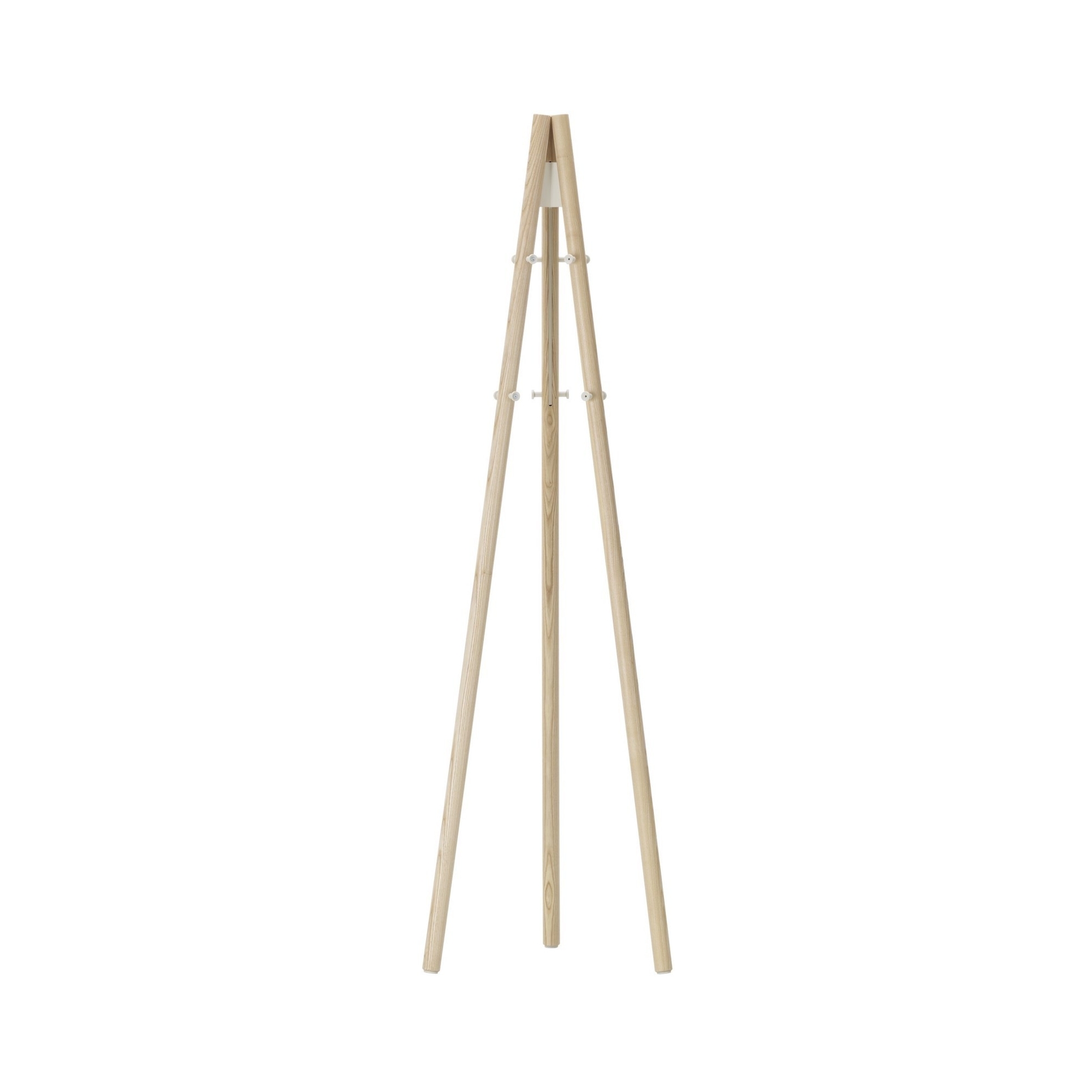 natural base - white wedges - Kiila coat stand