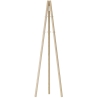 natural base - white wedges - Kiila coat stand